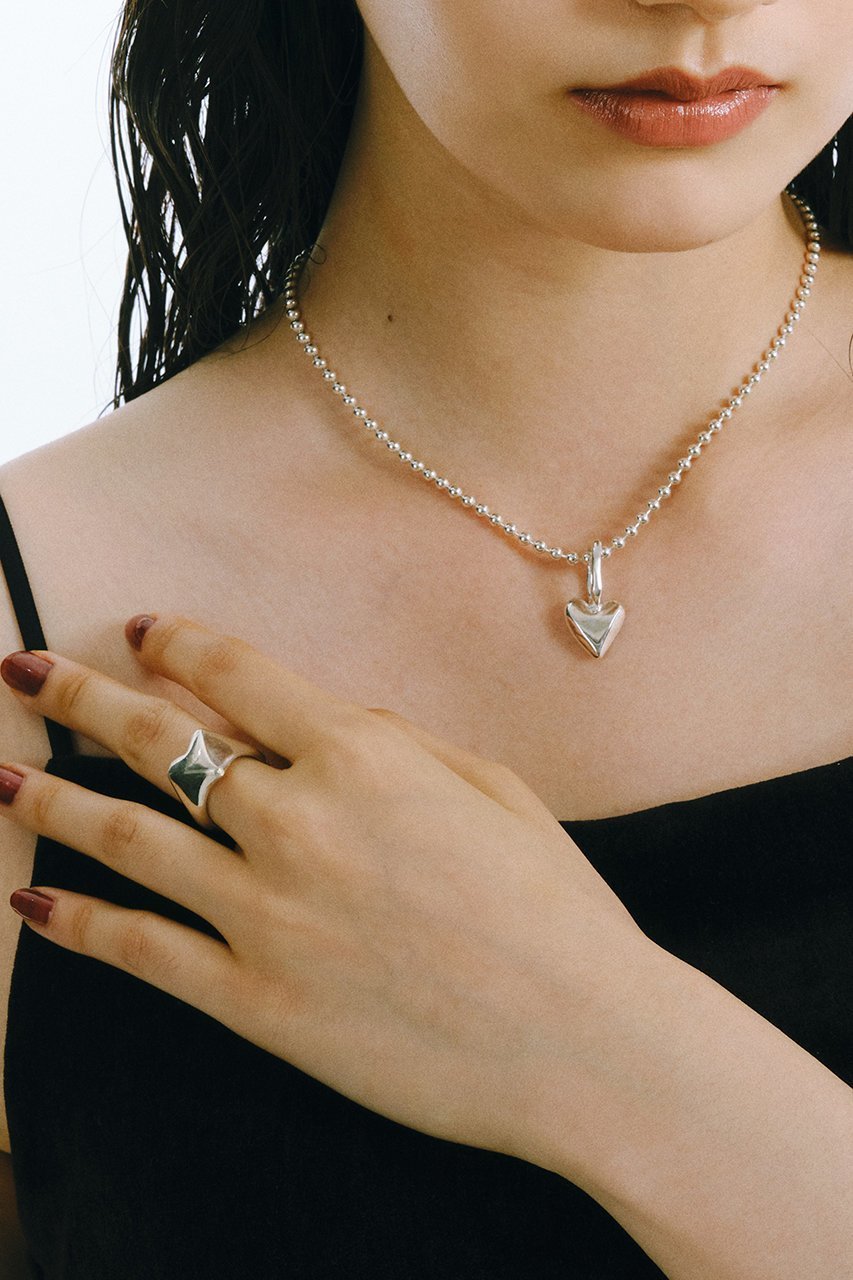 【メゾンドパルス/MAISON DPULSE】のheart charm ネックレス 人気、トレンドファッション・服の通販 founy(ファニー) 　ファッション　Fashion　レディースファッション　Fashion for Women　ジュエリー　Jewelry　ネックレス　Necklaces & Pendants　クール　Cool, Chic　チャーム　Charm, Pendant　ネックレス　Necklace, Pendant Necklace　other-2|ID: prp329100004952575 ipo3291000000037163339