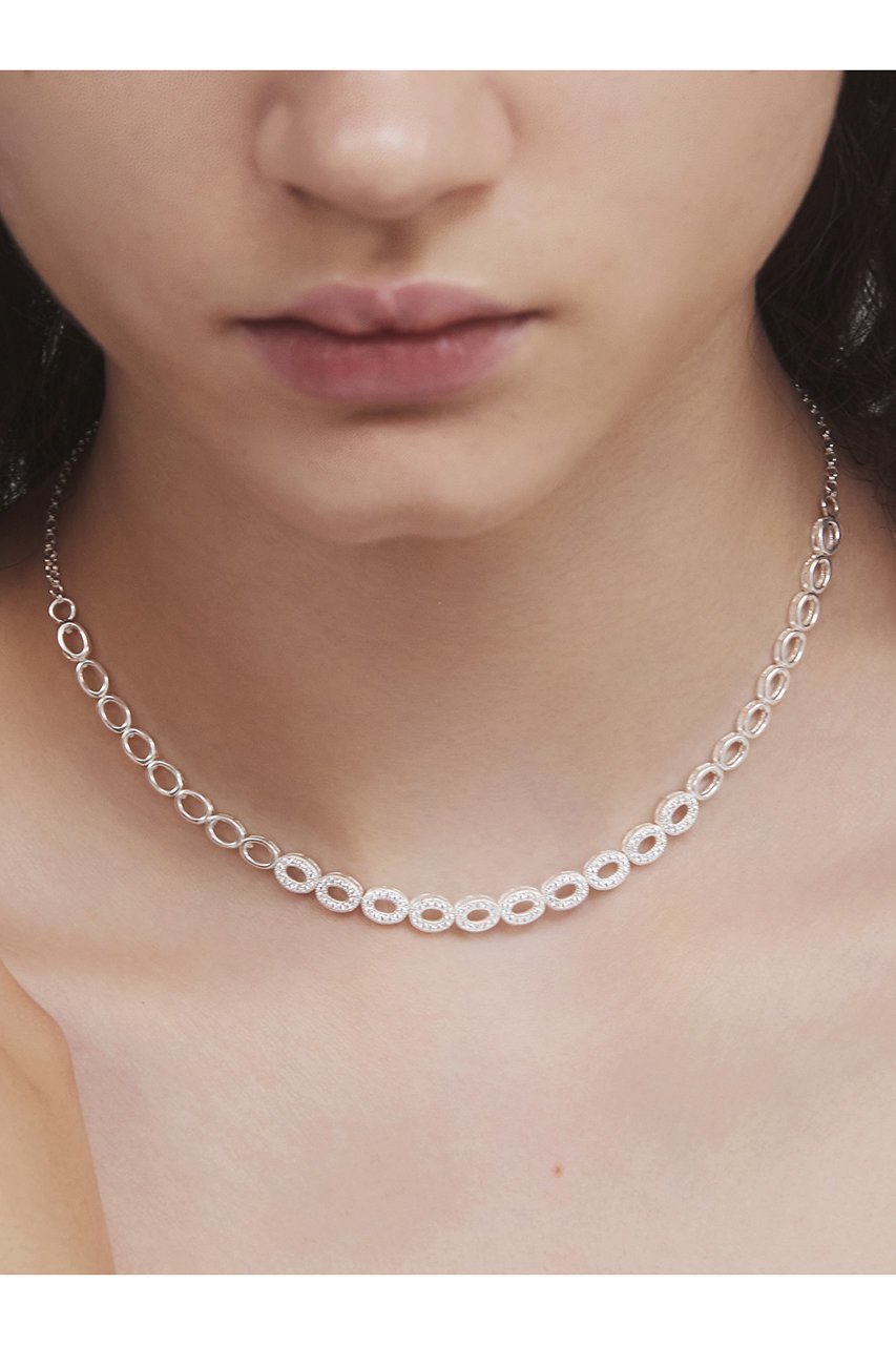 【クイップ クエイント/quip queint】のglister oval ネックレス 人気、トレンドファッション・服の通販 founy(ファニー) 　ファッション　Fashion　レディースファッション　Fashion for Women　ジュエリー　Jewelry　ネックレス　Necklaces & Pendants　クール　Cool, Chic　シルバー　Silver, Metallic Silver　ジャケット　Jacket, Outerwear　ストーン　Stone, Gem-Like　ネックレス　Necklace, Pendant Necklace　モダン　Modern, Contemporary　モチーフ　Motif, Design Theme　リュクス　Luxury, Elegant, High-End, Chic　other-2|ID: prp329100004952649 ipo3291000000037163781