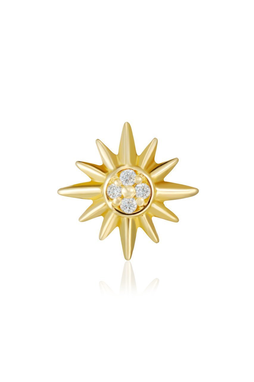 【ビジュードエム/Bijou de M】の太陽のピアス(片耳用) 人気、トレンドファッション・服の通販 founy(ファニー) 　ファッション　Fashion　レディースファッション　Fashion for Women　ジュエリー　Jewelry　ファッションリング　Fashion Rings　イヤリング・フープ・ドロップタイプ　Hoop, Drop & Clip Earrings　イヤリング　Earrings　モチーフ　Motif, Design Theme　人気　Popular, Best Seller　片耳　One-Ear, Single Earring　 other-1|ID: prp329100004952662 ipo3291000000037163841