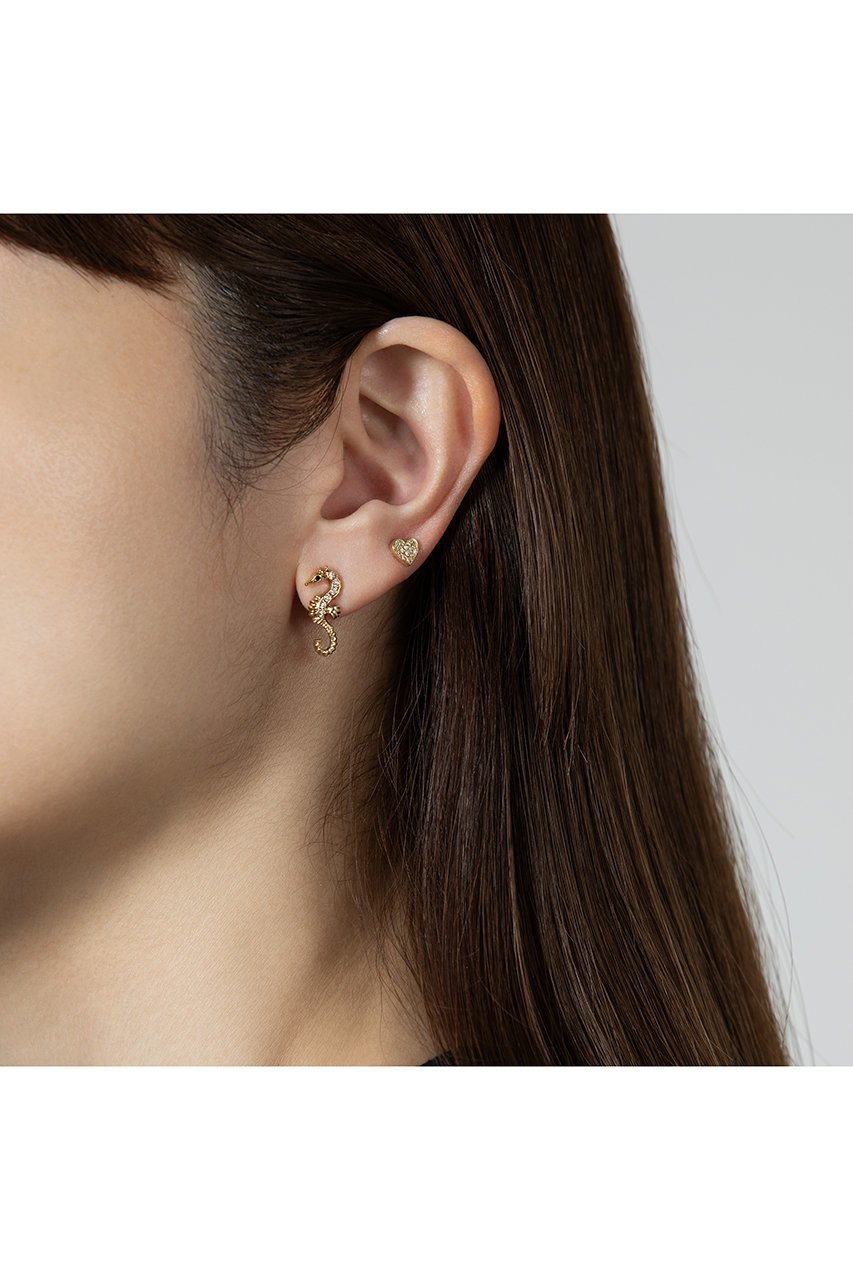 【ビジュードエム/Bijou de M】の【受注生産】たつのおとしごピアス(片耳用) 人気、トレンドファッション・服の通販 founy(ファニー) 　ファッション　Fashion　レディースファッション　Fashion for Women　ジュエリー　Jewelry　ファッションリング　Fashion Rings　イヤリング・フープ・ドロップタイプ　Hoop, Drop & Clip Earrings　おすすめ　Recommended / Our Picks　アクセサリー　Fashion Accessories　イヤリング　Earrings　人気　Popular, Best Seller　片耳　One-Ear, Single Earring　other-2|ID: prp329100004952675 ipo3291000000037163914