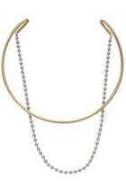 【プラス ヴァンドーム/Plus Vendome】の【ELLE SHOP限定】バイカラー レイヤード ネックレス シルバー/ゴールド|ID: prp329100004952693 ipo3291000000037164028