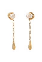 【アデル ビジュー/ADER bijoux】のGOUTTE パールチェーンピアス ゴールド|ID: prp329100004952696 ipo3291000000037164047