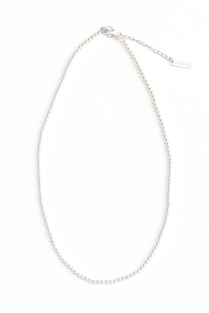 【メゾンスペシャル/MAISON SPECIAL】のBall Necklace/ボールネックレス インテリア・キッズ・メンズ・レディースファッション・服の通販 founy(ファウニー) https://founy.com/ ファッション Fashion レディースファッション Fashion for Women ジュエリー Jewelry ネックレス Necklaces & Pendants おすすめ Recommended / Our Picks シルバー Silver, Metallic Silver シンプル Simple, Minimal チェーン Chain, Chain Strap ネックレス Necklace, Pendant Necklace |ID: prp329100004952766 ipo3291000000037164461