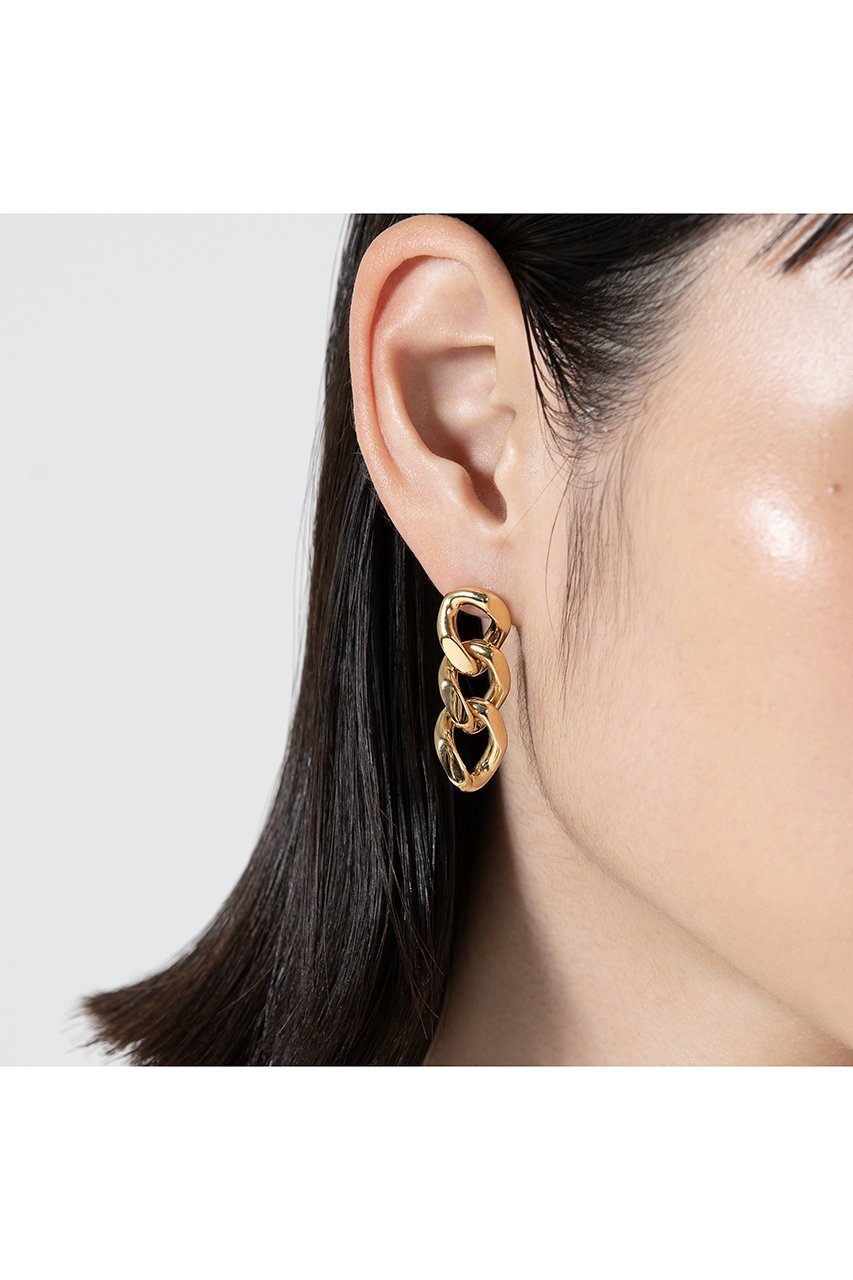 【ビジュードエム/Bijou de M】のフラットリンクチェーンピアス(片耳用) 人気、トレンドファッション・服の通販 founy(ファニー) 　ファッション　Fashion　レディースファッション　Fashion for Women　ジュエリー　Jewelry　ファッションリング　Fashion Rings　イヤリング・フープ・ドロップタイプ　Hoop, Drop & Clip Earrings　イヤリング　Earrings　シンプル　Simple, Minimal　チェーン　Chain, Chain Strap　モチーフ　Motif, Design Theme　片耳　One-Ear, Single Earring　other-2|ID: prp329100004952768 ipo3291000000037164472