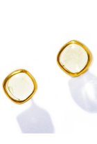 【ルボンボン/les bonbon】のaura square ピアス レモンクォーツ|ID: prp329100004952801 ipo3291000000037164690