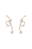 【ナチュラリジュエリ/NATURALI JEWELRY】のスピンスティックピアス パール|ID: prp329100004952875 ipo3291000000037335937