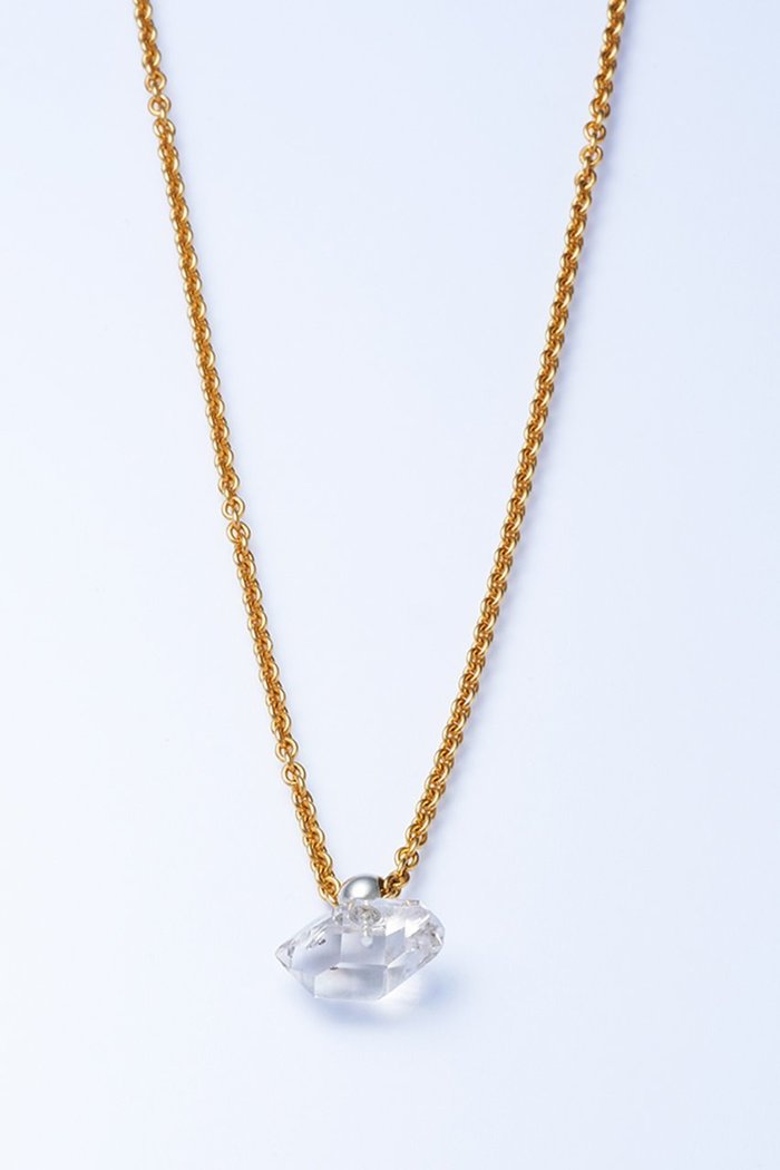 【プラウ/PLOW】のCord ネックレス 70cm -Gold-Charm Herkimer Quartz インテリア・キッズ・メンズ・レディースファッション・服の通販 founy(ファウニー) https://founy.com/ ファッション Fashion レディースファッション Fashion for Women ジュエリー Jewelry ネックレス Necklaces & Pendants おすすめ Recommended / Our Picks シンプル Simple, Minimal チェーン Chain, Chain Strap チャーム Charm, Pendant ネックレス Necklace, Pendant Necklace バランス Balance, Style Balance モダン Modern, Contemporary エレガント 上品 Elegant |ID: prp329100004952899 ipo3291000000037165311