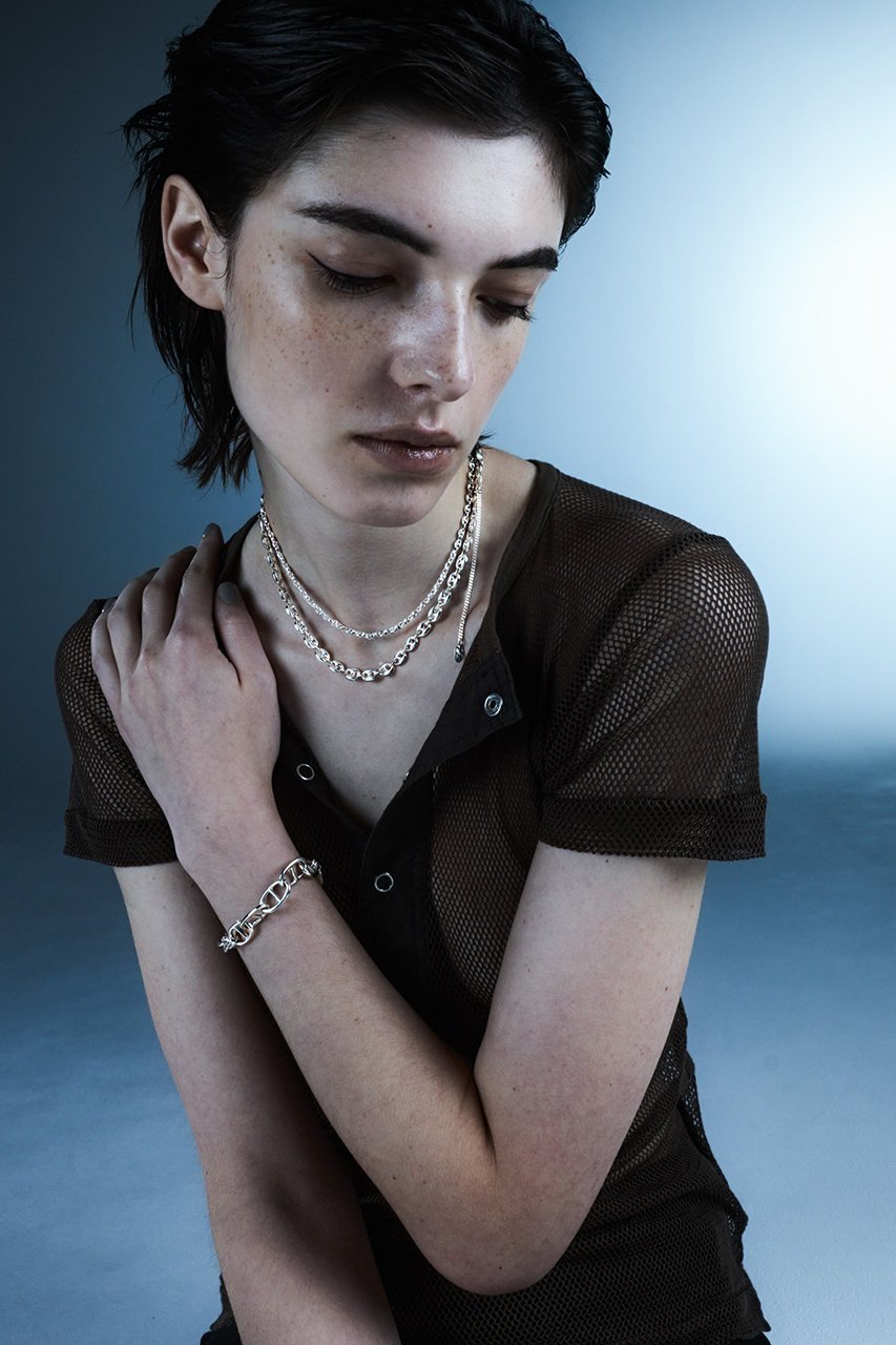 【クイップ クエイント/quip queint】のanker chain チョーカー 人気、トレンドファッション・服の通販 founy(ファニー) 　ファッション　Fashion　レディースファッション　Fashion for Women　ジュエリー　Jewelry　ネックレス　Necklaces & Pendants　クラシカル　Classical, Vintage-Inspired　シルバー　Silver, Metallic Silver　チョーカー　Tulle, Mesh Fabric　ネックレス　Necklace, Pendant Necklace　フォルム　Silhouette, Form　other-6|ID: prp329100004952913 ipo3291000000037165392