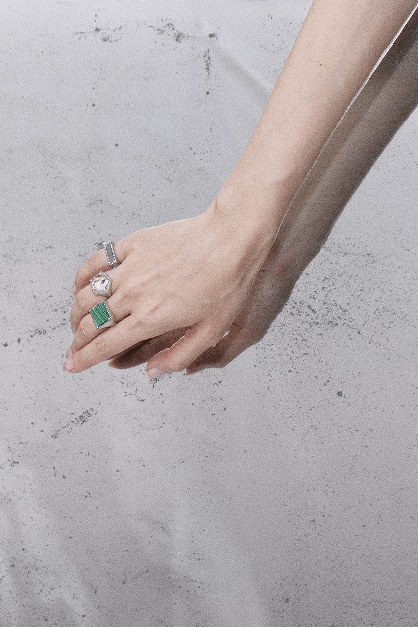 【アドリン ヒュー/Adlin Hue】のRock Crystal Canan リング 人気、トレンドファッション・服の通販 founy(ファニー) 　ファッション　Fashion　レディースファッション　Fashion for Women　ジュエリー　Jewelry　クリスタル　Crystal, Swarovski　シンプル　Simple, Minimal　モダン　Modern, Contemporary　other-2|ID: prp329100004952963 ipo3291000000037165672