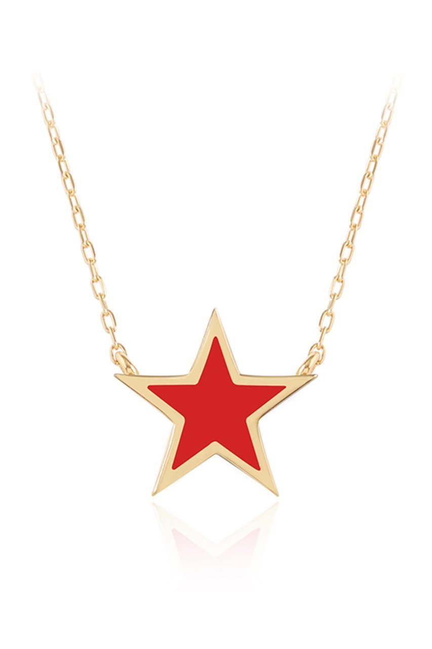 【ビジュードエム/Bijou de M】の【受注生産】リバーシブルスターネックレス インテリア・キッズ・メンズ・レディースファッション・服の通販 founy(ファニー) 　ファッション　Fashion　レディースファッション　Fashion for Women　ジュエリー　Jewelry　ネックレス　Necklaces & Pendants　おすすめ　Recommended / Our Picks　イエロー　Yellow　ダイヤモンド　Diamond, Brilliant Cut　チェーン　Chain, Chain Strap　ネックレス　Necklace, Pendant Necklace　ベーシック　Basic, Essential　モチーフ　Motif, Design Theme　リバーシブル　Reversible, Two-Sided　レッド|ID: prp329100004952978 ipo3291000000037165762
