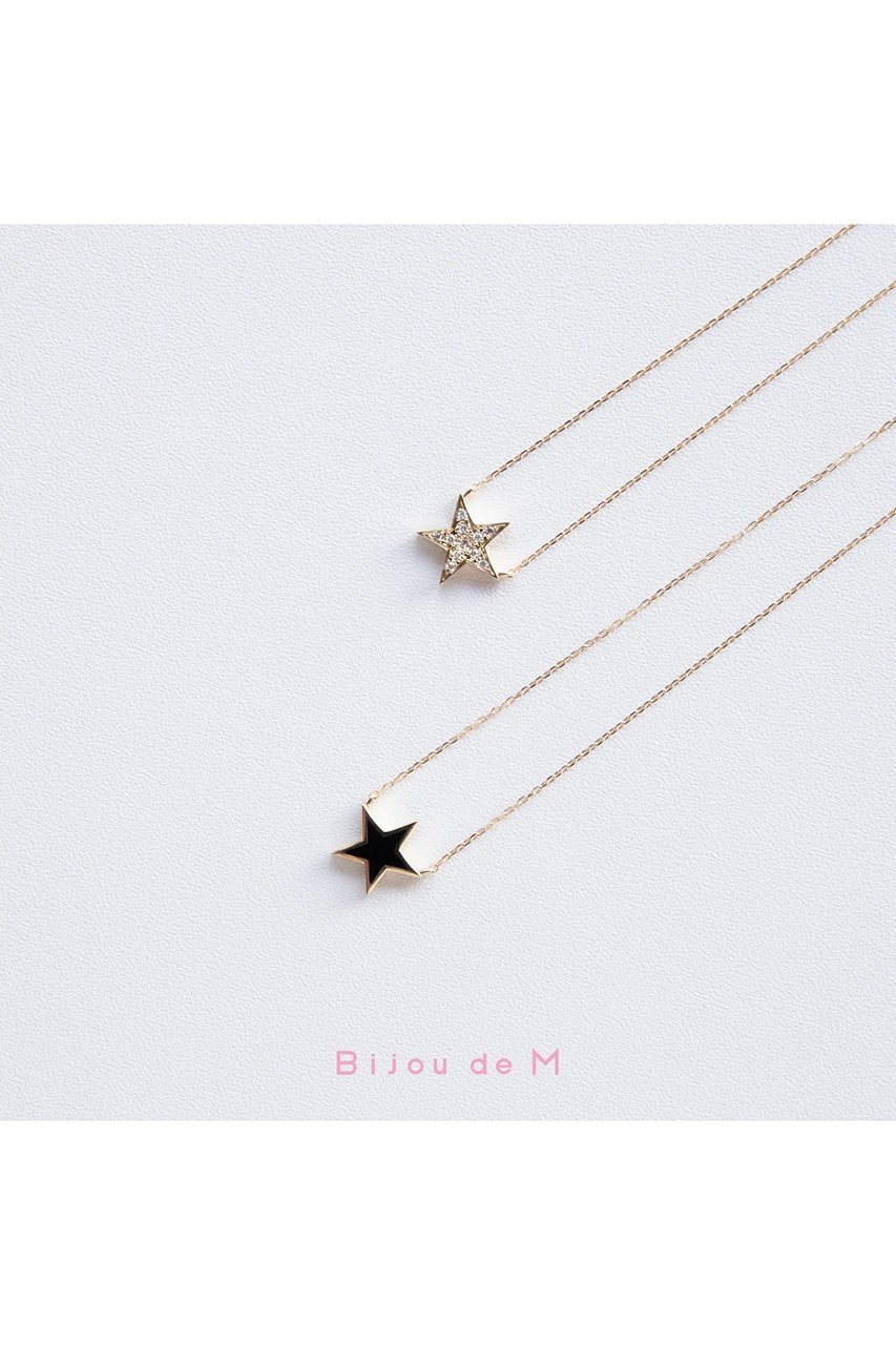 【ビジュードエム/Bijou de M】の【受注生産】リバーシブルスターネックレス 人気、トレンドファッション・服の通販 founy(ファニー) 　ファッション　Fashion　レディースファッション　Fashion for Women　ジュエリー　Jewelry　ネックレス　Necklaces & Pendants　おすすめ　Recommended / Our Picks　イエロー　Yellow　ダイヤモンド　Diamond, Brilliant Cut　チェーン　Chain, Chain Strap　ネックレス　Necklace, Pendant Necklace　ベーシック　Basic, Essential　モチーフ　Motif, Design Theme　リバーシブル　Reversible, Two-Sided　other-6|ID: prp329100004952978 ipo3291000000037165768