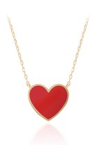 【ビジュードエム/Bijou de M】の【受注生産】リバーシブルハートネックレス レッド|ID: prp329100004952979 ipo3291000000037165770