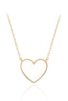 【ビジュードエム/Bijou de M】の【受注生産】リバーシブルハートネックレス ホワイト|ID: prp329100004952979 ipo3291000000037165772