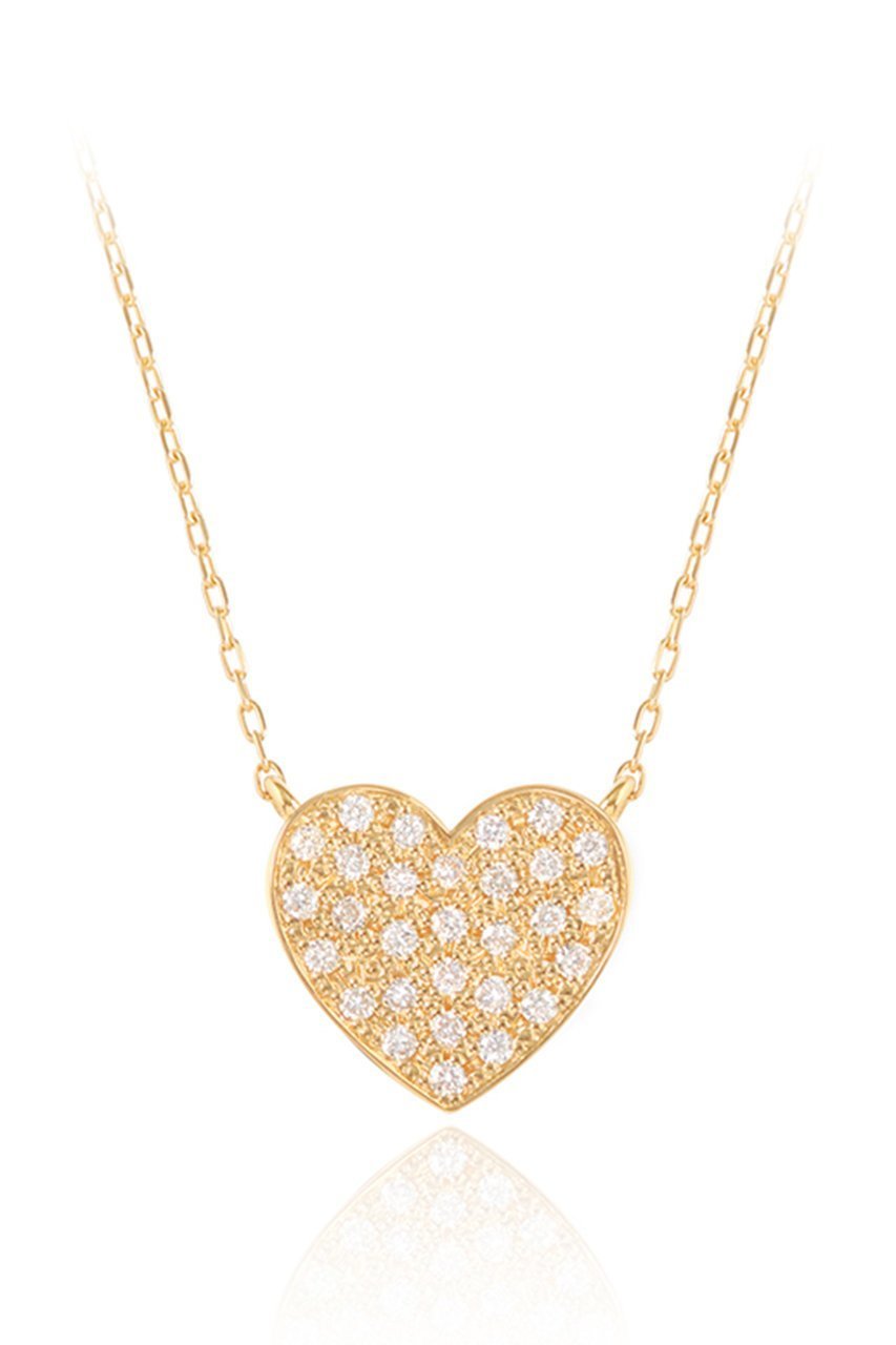 【ビジュードエム/Bijou de M】の【受注生産】リバーシブルハートネックレス 人気、トレンドファッション・服の通販 founy(ファニー) 　ファッション　Fashion　レディースファッション　Fashion for Women　ジュエリー　Jewelry　ネックレス　Necklaces & Pendants　おすすめ　Recommended / Our Picks　イエロー　Yellow　ダイヤモンド　Diamond, Brilliant Cut　チェーン　Chain, Chain Strap　ネックレス　Necklace, Pendant Necklace　ベーシック　Basic, Essential　リバーシブル　Reversible, Two-Sided　定番　Standard, Basic Item　other-3|ID: prp329100004952979 ipo3291000000037165774