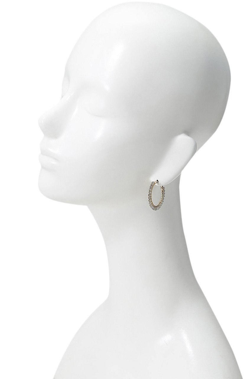 【ナチュラリジュエリ/NATURALI JEWELRY】のラブラドライト巻きフープピアス M 人気、トレンドファッション・服の通販 founy(ファニー) 　ファッション　Fashion　レディースファッション　Fashion for Women　ジュエリー　Jewelry　ファッションリング　Fashion Rings　イヤリング・フープ・ドロップタイプ　Hoop, Drop & Clip Earrings　イヤリング　Earrings　シンプル　Simple, Minimal　フープ　Hoop, Hoop Earrings　定番　Standard, Basic Item　other-3|ID: prp329100004952988 ipo3291000000037165827