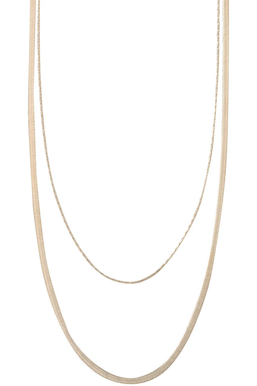 【アルアバイル/allureville】のレイヤードチェーンネックレス インテリア・キッズ・メンズ・レディースファッション・服の通販 founy(ファニー) 　ファッション　Fashion　レディースファッション　Fashion for Women　ジュエリー　Jewelry　ネックレス　Necklaces & Pendants　シンプル　Simple, Minimal　チェーン　Chain, Chain Strap　ネックレス　Necklace, Pendant Necklace　パーティ　Party, Party Style　リュクス　Luxury, Elegant, High-End, Chic　ゴールド|ID: prp329100004952998 ipo3291000000037165882