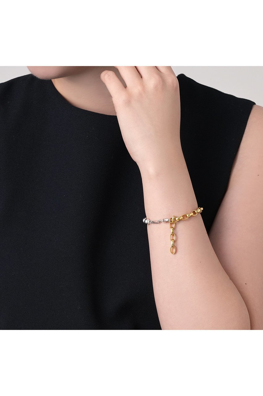 【プラス ヴァンドーム/Plus Vendome】の【ELLE SHOP限定】バイカラー バングル&ブレスレットセット 人気、トレンドファッション・服の通販 founy(ファニー) 　ファッション　Fashion　レディースファッション　Fashion for Women　ジュエリー　Jewelry　チェーン＆カフブレスレット　Cuff & Chain Bracelets　バングル・カフブレスレット　Bangles & Cuff Bracelets　イエロー　Yellow　コーティング　Coating, Coated Finish　サマー　Summer, Summer Style　シルバー　Silver, Metallic Silver　チェーン　Chain, Chain Strap　バランス　Balance, Style Balance　バングル　Bangle, Bracelet　ブレスレット　Bracelet, Wristband　メタル　Metal, Metal Parts　other-8|ID: prp329100004953017 ipo3291000000037165984