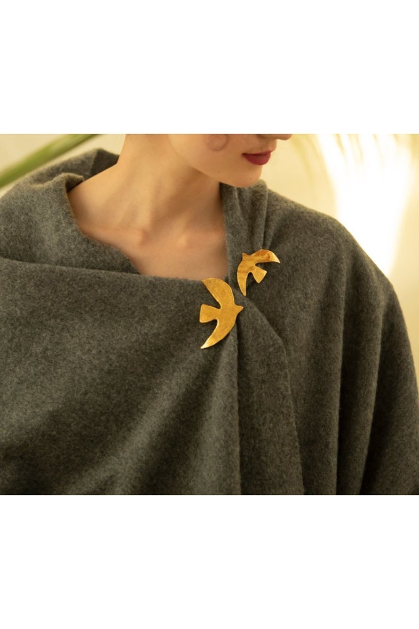 【セシル エ ジャンヌ/CECILE ET JEANNE】のラ・コロンブ(鳩)ブローチ S 人気、トレンドファッション・服の通販 founy(ファニー) 　ファッション　Fashion　レディースファッション　Fashion for Women　ジュエリー　Jewelry　ストール　Stole, Wrap　ブローチ　Brooch, Pin Brooch　ワンポイント　One Point, Statement Accent　エレガント 上品　Elegant　帽子　Hat, Headwear　other-2|ID: prp329100004953036 ipo3291000000037166103