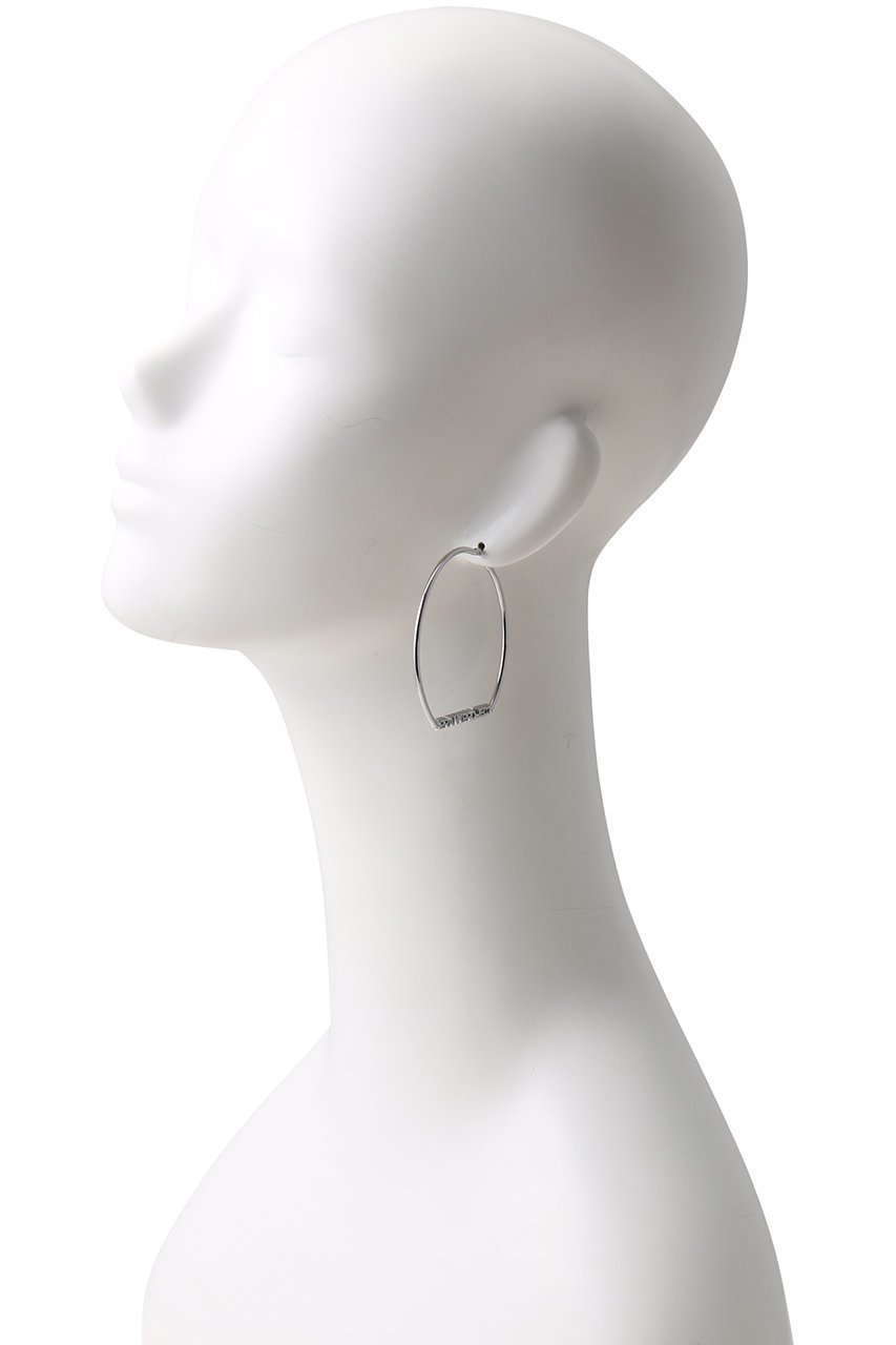 【プランク プロジェクト/PRANK PROJECT】のロゴフープピアス / Logo Hoop Earrings 人気、トレンドファッション・服の通販 founy(ファニー) 　ファッション　Fashion　レディースファッション　Fashion for Women　ジュエリー　Jewelry　ファッションリング　Fashion Rings　イヤリング・フープ・ドロップタイプ　Hoop, Drop & Clip Earrings　イヤリング　Earrings　シルバー　Silver, Metallic Silver　フォルム　Silhouette, Form　フープ　Hoop, Hoop Earrings　other-2|ID: prp329100004953045 ipo3291000000037166151