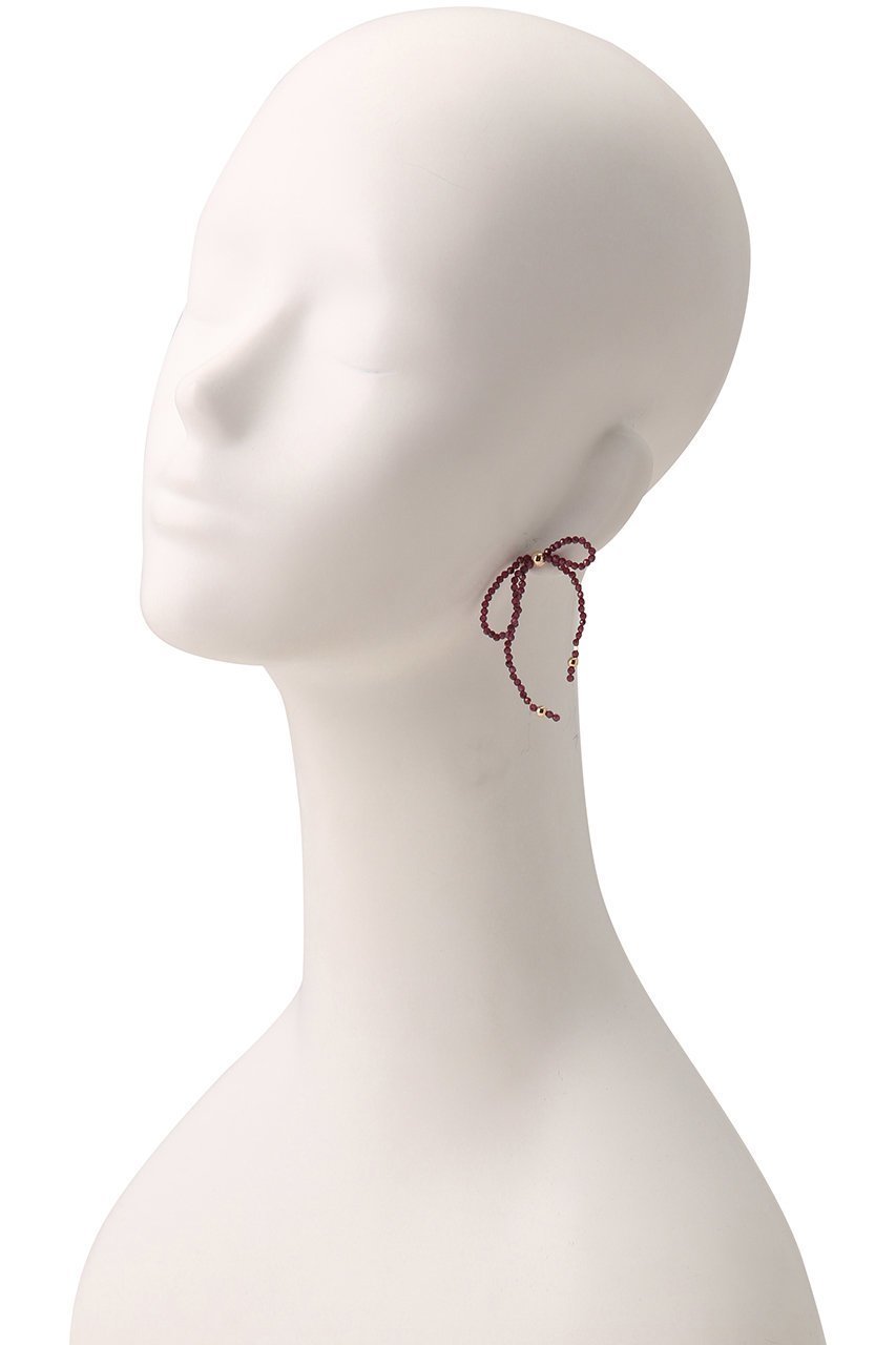 【ナチュラリジュエリ/NATURALI JEWELRY】のタッセルリボンピアス 人気、トレンドファッション・服の通販 founy(ファニー) 　ファッション　Fashion　レディースファッション　Fashion for Women　ジュエリー　Jewelry　ファッションリング　Fashion Rings　イヤリング・フープ・ドロップタイプ　Hoop, Drop & Clip Earrings　イヤリング　Earrings　ストーン　Stone, Gem-Like　タッセル　Tassel, Fringe　フォルム　Silhouette, Form　リボン　Ribbon, Bow　エレガント 上品　Elegant　other-3|ID: prp329100004953052 ipo3291000000037166205