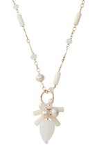 【ナチュラリジュエリ/NATURALI JEWELRY】のBOHO ロングネックレス ホワイト MIX コーラル|ID: prp329100004953055 ipo3291000000037336027