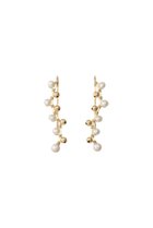 【ナチュラリジュエリ/NATURALI JEWELRY】のウェーブクリップピアス(パールミックス) パール|ID: prp329100004953064 ipo3291000000037336082