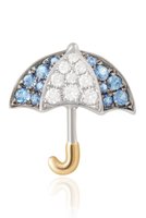 【ビジュードエム/Bijou de M】の【受注生産】雨の日ピアス(片耳用) 大人の最旬トレンドファッション＆コーディネート founy(ファウニー) ファッション Fashion レディースファッション Fashion for Women ジュエリー Jewelry ファッションリング Fashion Rings イヤリング・フープ・ドロップタイプ Hoop, Drop & Clip Earrings イヤリング Earrings ダイヤモンド Diamond, Brilliant Cut モチーフ Motif, Design Theme 傘 Umbrella, Parasol 片耳 One-Ear, Single Earring |ID:prp329100004953092