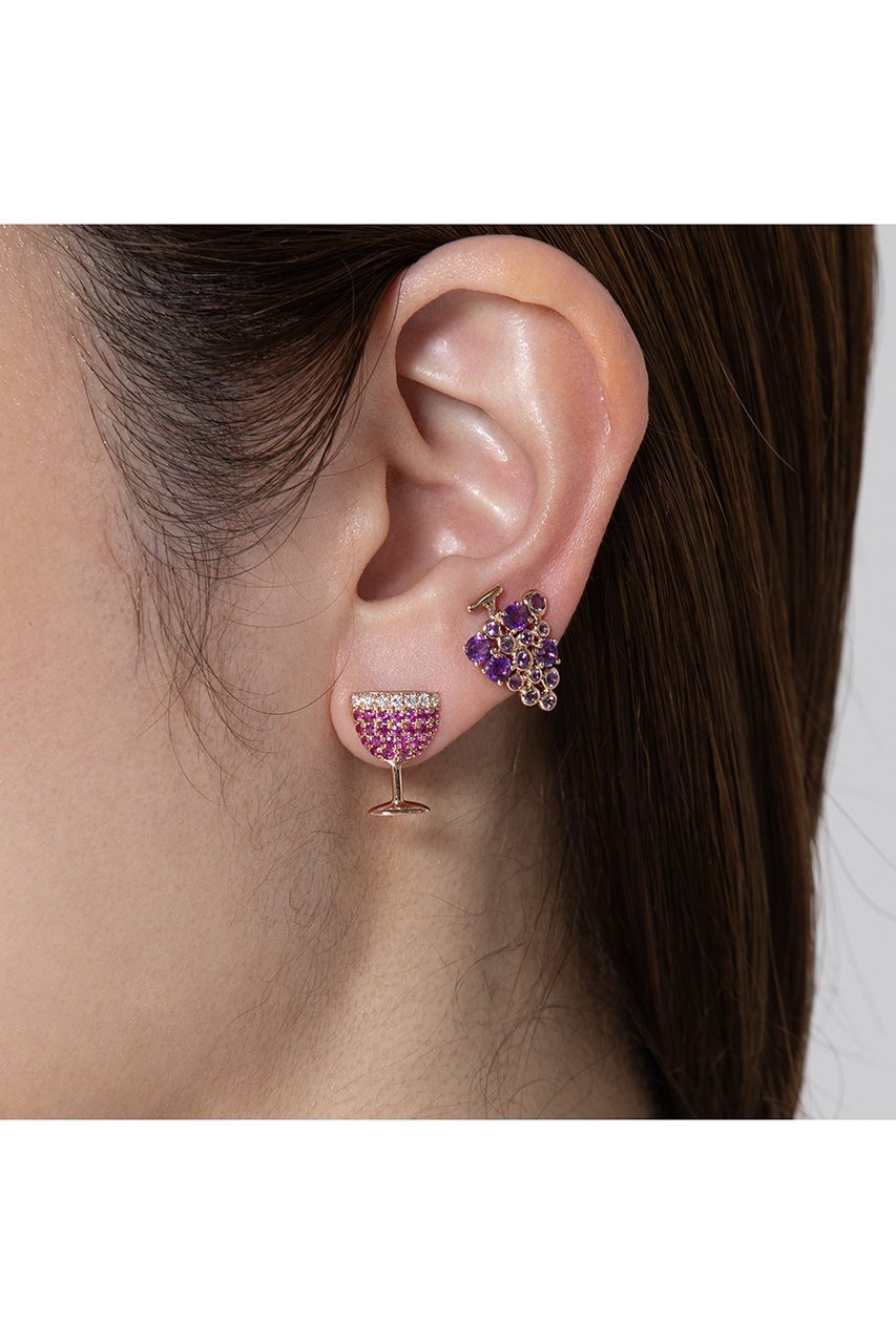 【ビジュードエム/Bijou de M】の【受注生産】ピノ ノワールピアス(片耳用) 人気、トレンドファッション・服の通販 founy(ファニー) 　ファッション　Fashion　レディースファッション　Fashion for Women　ジュエリー　Jewelry　ファッションリング　Fashion Rings　イヤリング・フープ・ドロップタイプ　Hoop, Drop & Clip Earrings　おすすめ　Recommended / Our Picks　イヤリング　Earrings　ギフト プレゼント　Gift / Present　モチーフ　Motif, Design Theme　エレガント 上品　Elegant　片耳　One-Ear, Single Earring　other-4|ID: prp329100004953095 ipo3291000000037166477