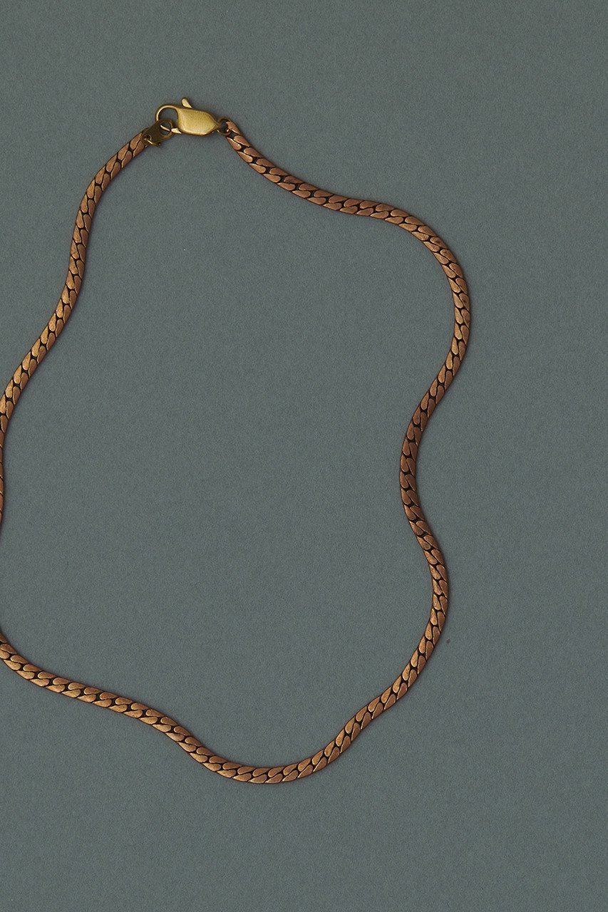【アドリン ヒュー/Adlin Hue】のVintage Flat Woven Snake Chain Necklace 人気、トレンドファッション・服の通販 founy(ファニー) 　ファッション　Fashion　レディースファッション　Fashion for Women　ジュエリー　Jewelry　ネックレス　Necklaces & Pendants　おすすめ　Recommended / Our Picks　ジュエリー　Jewelry, Accessories　チェーン　Chain, Chain Strap　ネックレス　Necklace, Pendant Necklace　ヴィンテージ　Vintage Style　 other-1|ID: prp329100004953099 ipo3291000000037166495
