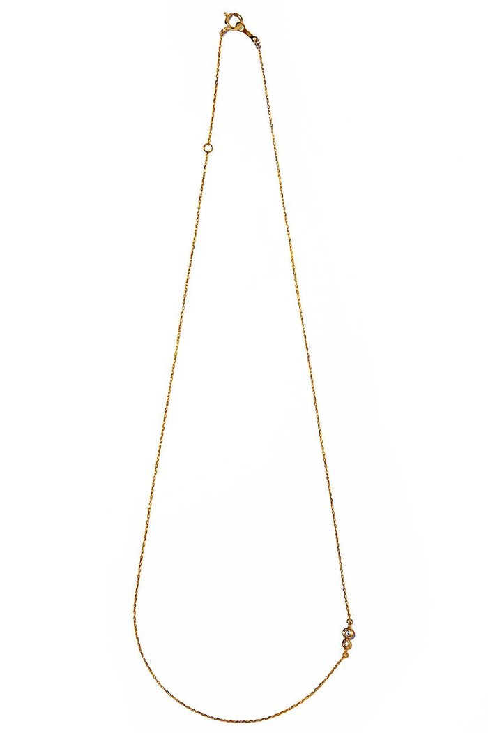 【ルボンボン/les bonbon】のtwo diamond ネックレス インテリア・キッズ・メンズ・レディースファッション・服の通販 founy(ファウニー) https://founy.com/ ファッション Fashion レディースファッション Fashion for Women ジュエリー Jewelry ネックレス Necklaces & Pendants シンプル Simple, Minimal ダイヤモンド Diamond, Brilliant Cut チェーン Chain, Chain Strap ネックレス Necklace, Pendant Necklace |ID: prp329100004953143 ipo3291000000037166752