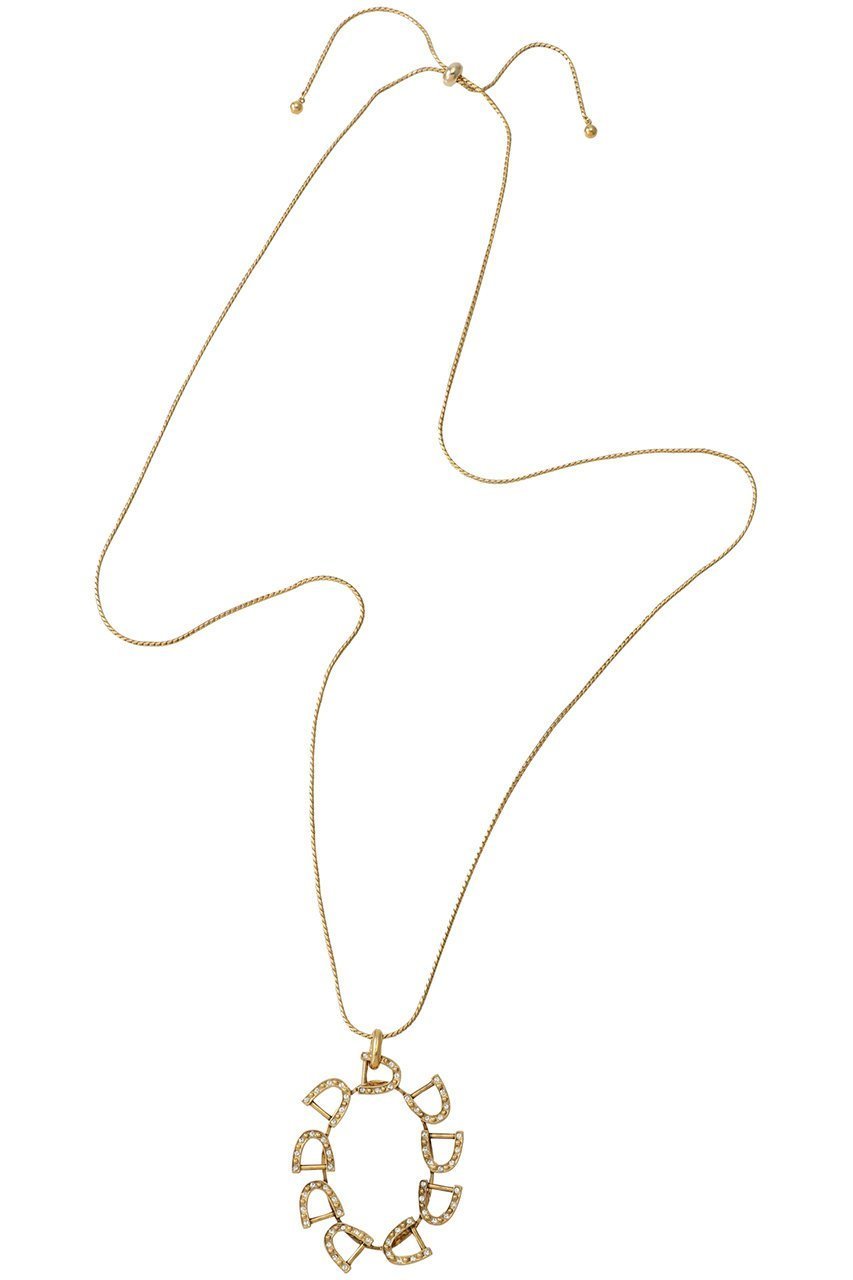 【アデル ビジュー/ADER bijoux】のFER A CHEVAL adjuster ペンダント 人気、トレンドファッション・服の通販 founy(ファニー) 　ファッション　Fashion　レディースファッション　Fashion for Women　ジュエリー　Jewelry　ネックレス　Necklaces & Pendants　ガラス　Glass, Glassware　クリスタル　Crystal, Swarovski　ネックレス　Necklace, Pendant Necklace　メタル　Metal, Metal Parts　モチーフ　Motif, Design Theme　エレガント 上品　Elegant　人気　Popular, Best Seller　other-3|ID: prp329100004953152 ipo3291000000037166802