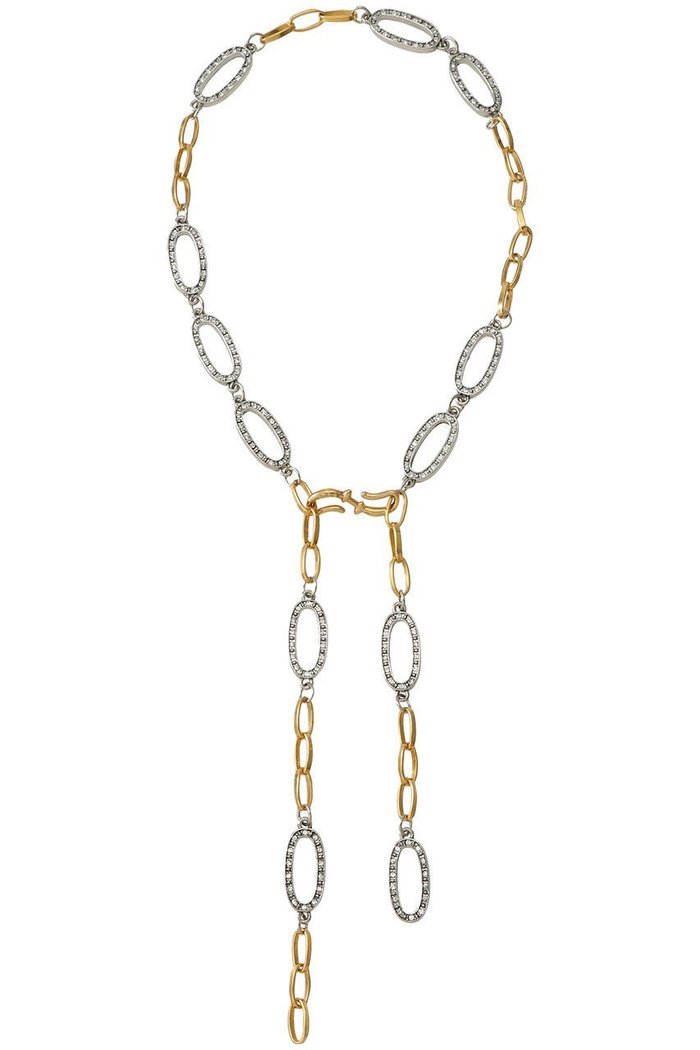 【アデル ビジュー/ADER bijoux】のFER A CHEVAL mix chain ラリエット インテリア・キッズ・メンズ・レディースファッション・服の通販 founy(ファニー) https://founy.com/ ファッション Fashion レディースファッション Fashion for Women ジュエリー Jewelry ネックレス Necklaces & Pendants オケージョン Occasion Wear ガラス Glass, Glassware クリスタル Crystal, Swarovski ネックレス Necklace, Pendant Necklace メタル Metal, Metal Parts モチーフ Motif, Design Theme エレガント 上品 Elegant |ID: prp329100004953153 ipo3291000000037166804