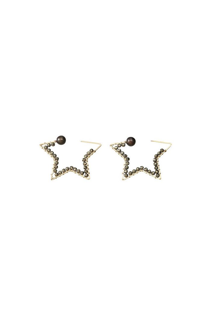 【ナチュラリジュエリ/NATURALI JEWELRY】のスター巻きフープピアス インテリア・キッズ・メンズ・レディースファッション・服の通販 founy(ファウニー) https://founy.com/ ファッション Fashion レディースファッション Fashion for Women ジュエリー Jewelry ファッションリング Fashion Rings イヤリング・フープ・ドロップタイプ Hoop, Drop & Clip Earrings イヤリング Earrings ストーン Stone, Gem-Like パール Pearl, Pearl Accent フープ Hoop, Hoop Earrings モチーフ Motif, Design Theme エレガント 上品 Elegant 定番 Standard, Basic Item |ID: prp329100004953158 ipo3291000000037335943