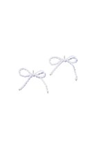 【ルボンボン/les bonbon】のbow pearl ピアス ホワイト|ID: prp329100004953175 ipo3291000000037166957