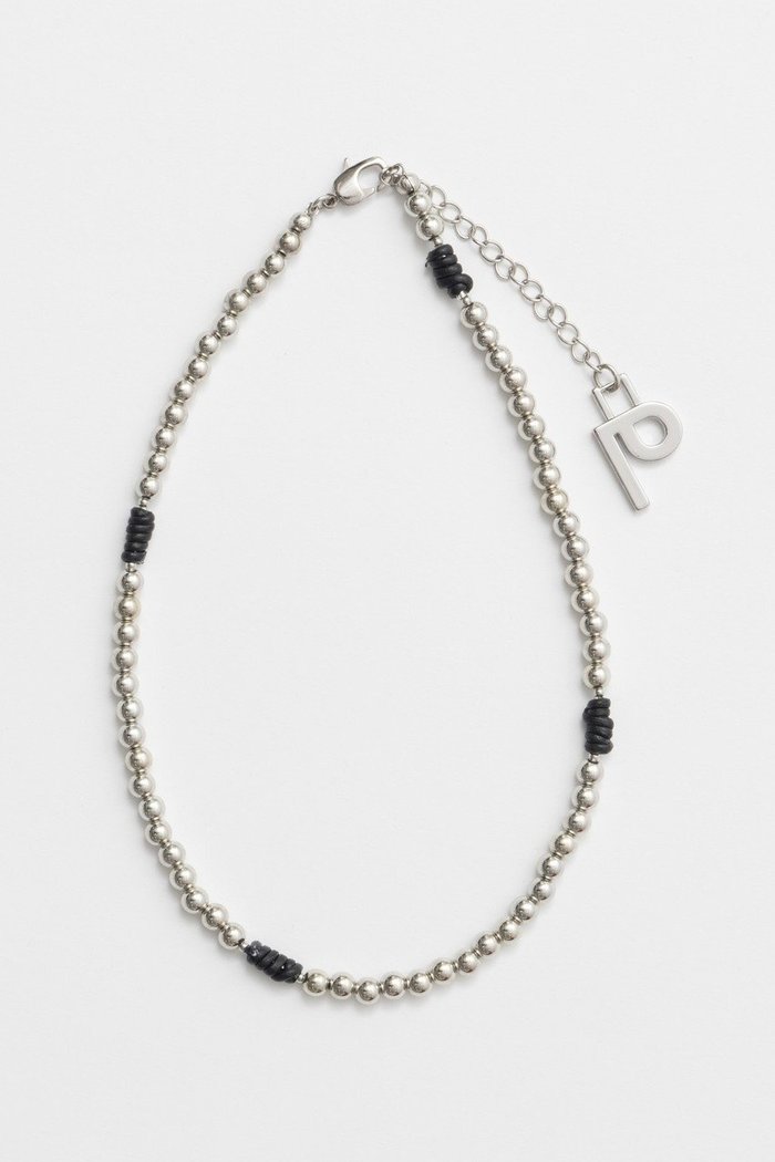 【プランク プロジェクト/PRANK PROJECT】のレザーコードボールチェーンネックレス / Onyx Ball Chain Necklace インテリア・キッズ・メンズ・レディースファッション・服の通販 founy(ファウニー) https://founy.com/ ファッション Fashion レディースファッション Fashion for Women ジュエリー Jewelry ネックレス Necklaces & Pendants アクセサリー Fashion Accessories ガラス Glass, Glassware ネックレス Necklace, Pendant Necklace メタリック Metallic, Shiny Finish |ID: prp329100004953178 ipo3291000000037166973