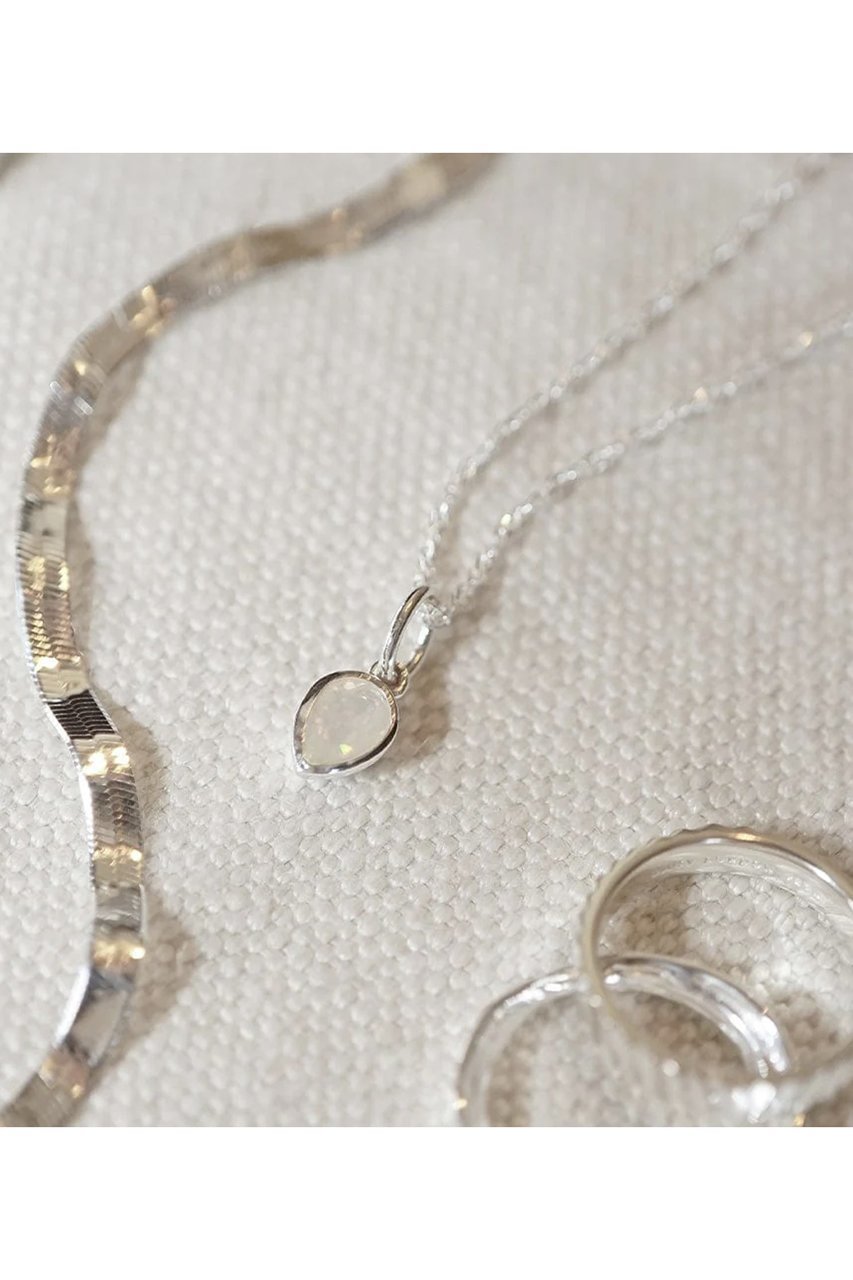 【デイジー ロンドン/DAISY LONDON】のOCT-OPAL SLV ネックレス 人気、トレンドファッション・服の通販 founy(ファニー) 　ファッション　Fashion　レディースファッション　Fashion for Women　ジュエリー　Jewelry　ネックレス　Necklaces & Pendants　ストーン　Stone, Gem-Like　ネックレス　Necklace, Pendant Necklace　other-7|ID: prp329100004953201 ipo3291000000037167121