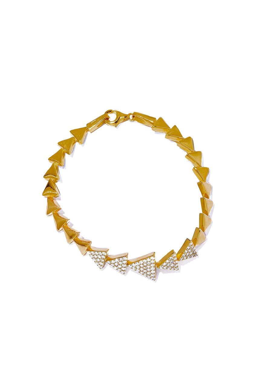 【クイップ クエイント/quip queint】のglister triangle ブレスレット インテリア・キッズ・メンズ・レディースファッション・服の通販 founy(ファニー) 　ファッション　Fashion　レディースファッション　Fashion for Women　ジュエリー　Jewelry　チェーン＆カフブレスレット　Cuff & Chain Bracelets　バングル・カフブレスレット　Bangles & Cuff Bracelets　シルバー　Silver, Metallic Silver　ジャケット　Jacket, Outerwear　ストーン　Stone, Gem-Like　ブレスレット　Bracelet, Wristband　モチーフ　Motif, Design Theme　リュクス　Luxury, Elegant, High-End, Chic　ゴールド|ID: prp329100004953253 ipo3291000000037167468