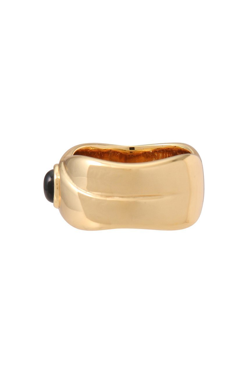 【デイジー ロンドン/DAISY LONDON】の【Polly Sayer】Black Onyx Chunky Band リング ゴールド 人気、トレンドファッション・服の通販 founy(ファニー) 　ファッション　Fashion　レディースファッション　Fashion for Women　ジュエリー　Jewelry　なめらか　Smooth, Silky Texture　フォルム　Silhouette, Form　other-3|ID: prp329100004953258 ipo3291000000037167497