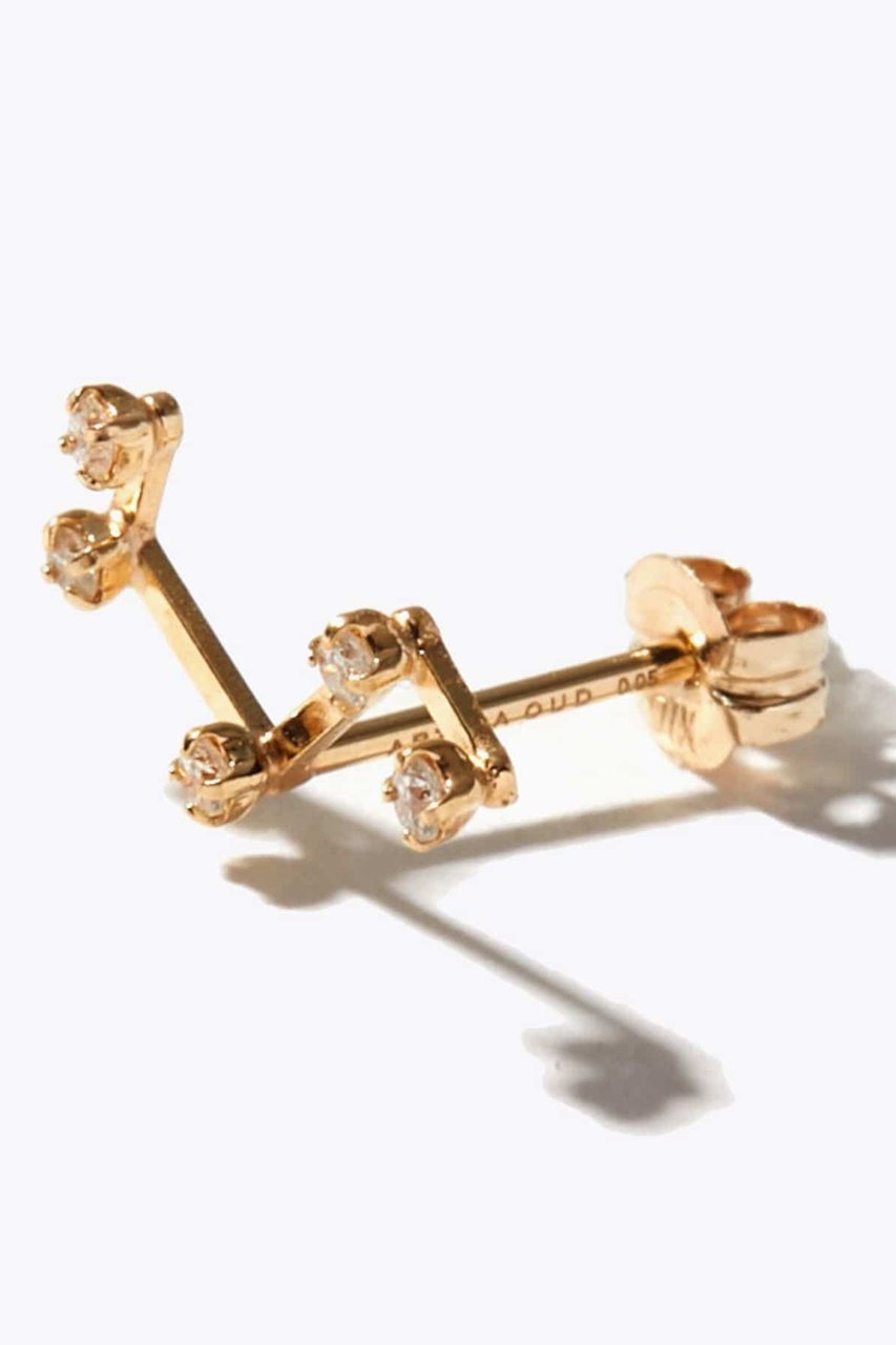 【アルティーダ ウード/ARTIDA OUD】のconstellation K10 蠍座ダイヤモンド ブルートパーズ ピアス 人気、トレンドファッション・服の通販 founy(ファニー) 　ファッション　Fashion　レディースファッション　Fashion for Women　ジュエリー　Jewelry　ファッションリング　Fashion Rings　イヤリング・フープ・ドロップタイプ　Hoop, Drop & Clip Earrings　アシンメトリー　Asymmetrical Style　イヤリング　Earrings　ギフト プレゼント　Gift / Present　ダイヤモンド　Diamond, Brilliant Cut　other-4|ID: prp329100004953271 ipo3291000000037167579