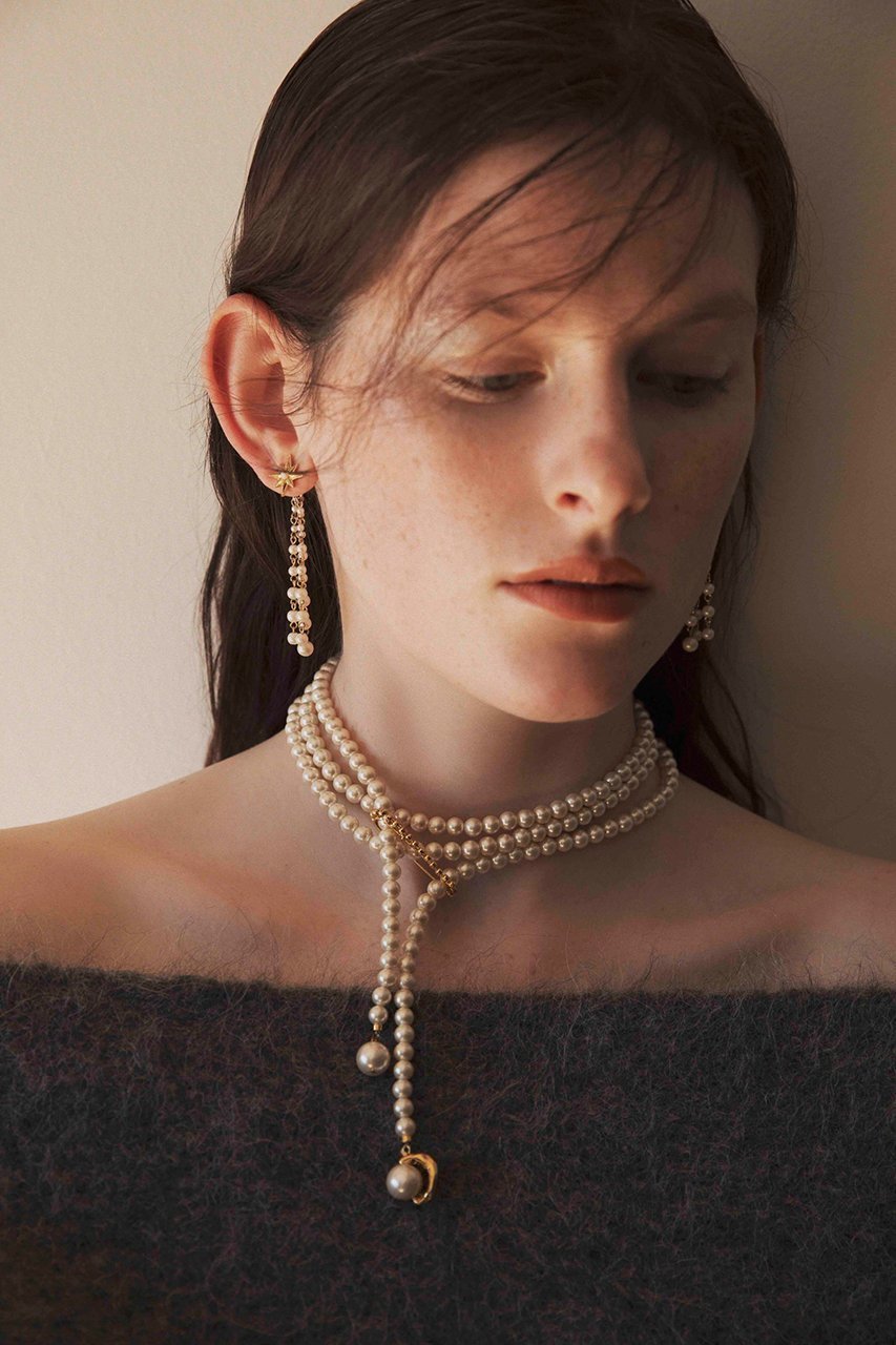 【アデル ビジュー/ADER bijoux】のVAGUE pearl multi-usage ネックレス 人気、トレンドファッション・服の通販 founy(ファニー) 　ファッション　Fashion　レディースファッション　Fashion for Women　ジュエリー　Jewelry　ネックレス　Necklaces & Pendants　ガラス　Glass, Glassware　シンプル　Simple, Minimal　チェーン　Chain, Chain Strap　ネックレス　Necklace, Pendant Necklace　パール　Pearl, Pearl Accent　ブローチ　Brooch, Pin Brooch　ロング　Long, Long-Length　other-2|ID: prp329100004953291 ipo3291000000037167721