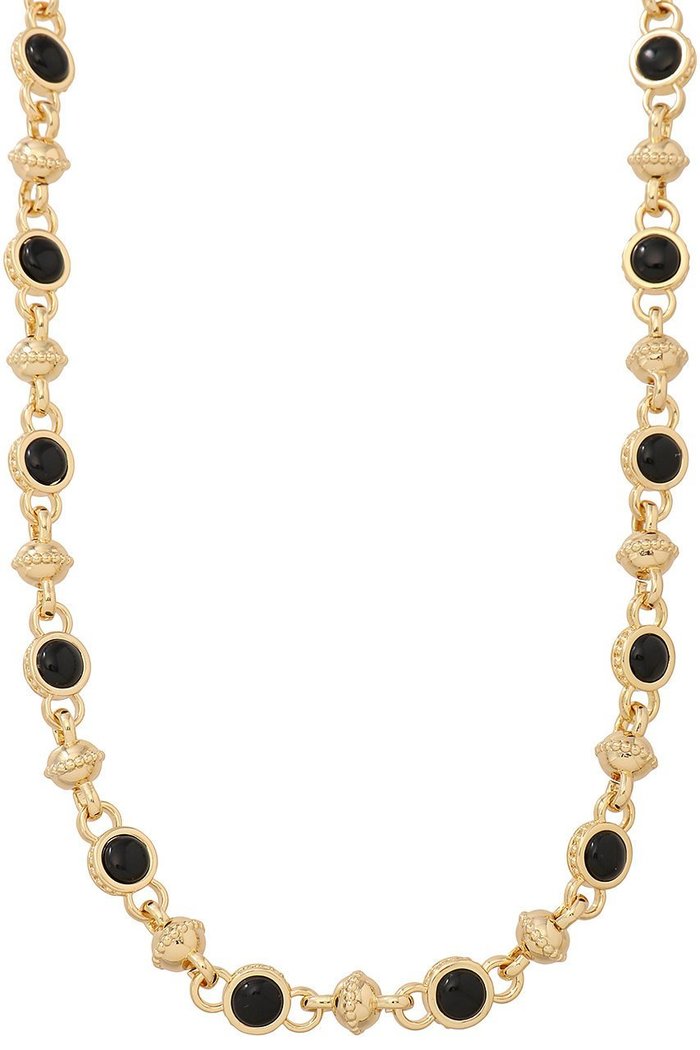 【デイジー ロンドン/DAISY LONDON】の【Polly Sayer】Black Onyx Chain ネックレス ゴールド インテリア・キッズ・メンズ・レディースファッション・服の通販 founy(ファニー) https://founy.com/ ファッション Fashion レディースファッション Fashion for Women ジュエリー Jewelry ネックレス Necklaces & Pendants エレガント 上品 Elegant ショート Short, Short Length シンプル Simple, Minimal ジュエリー Jewelry, Accessories ネックレス Necklace, Pendant Necklace |ID: prp329100004953321 ipo3291000000037167910