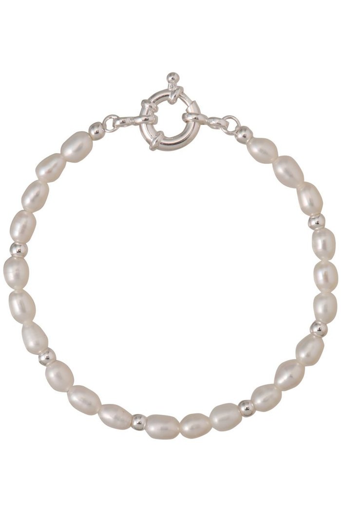 【デイジー ロンドン/DAISY LONDON】のPearl Beaded Chain ブレスレット インテリア・キッズ・メンズ・レディースファッション・服の通販 founy(ファニー) https://founy.com/ ファッション Fashion レディースファッション Fashion for Women ジュエリー Jewelry チェーン＆カフブレスレット Cuff & Chain Bracelets バングル・カフブレスレット Bangles & Cuff Bracelets シルバー Silver, Metallic Silver パール Pearl, Pearl Accent ブレスレット Bracelet, Wristband エレガント 上品 Elegant |ID: prp329100004953328 ipo3291000000037167954