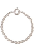 【デイジー ロンドン/DAISY LONDON】のPearl Beaded Chain ブレスレット シルバー|ID: prp329100004953328 ipo3291000000037167955