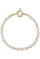 【デイジー ロンドン/DAISY LONDON】のPearl Beaded Chain ブレスレット 人気、トレンドファッション・服の通販 founy(ファニー) ファッション Fashion レディースファッション Fashion for Women ジュエリー Jewelry チェーン＆カフブレスレット Cuff & Chain Bracelets バングル・カフブレスレット Bangles & Cuff Bracelets おすすめ Recommended / Our Picks オケージョン Occasion Wear ギフト プレゼント Gift / Present パール Pearl, Pearl Accent ブレスレット Bracelet, Wristband リュクス Luxury, Elegant, High-End, Chic エレガント 上品 Elegant thumbnail ゴールド|ID: prp329100004953329 ipo3291000000037167962