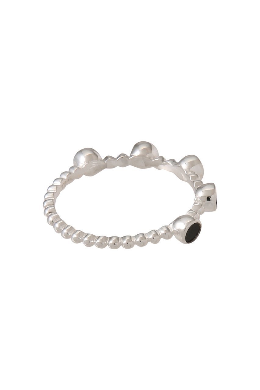 【デイジー ロンドン/DAISY LONDON】の【Polly Sayer】Black Onyx Bobble リング シルバー 人気、トレンドファッション・服の通販 founy(ファニー) 　ファッション　Fashion　レディースファッション　Fashion for Women　ジュエリー　Jewelry　おすすめ　Recommended / Our Picks　シルバー　Silver, Metallic Silver　シンプル　Simple, Minimal　other-3|ID: prp329100004953330 ipo3291000000037167971