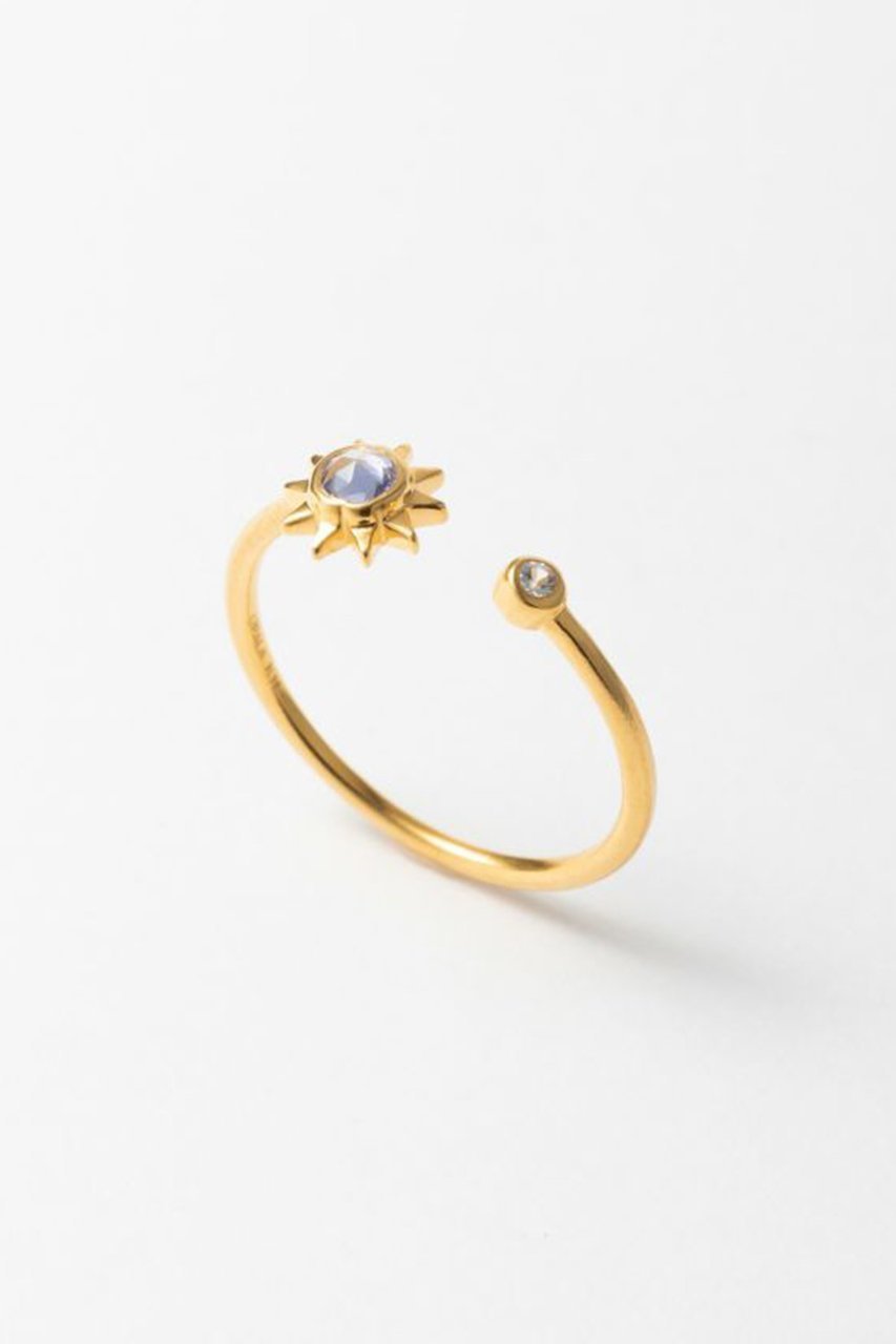 【ヌキテパ/NE QUITTEZ PAS】の【UPALA】Sun リング With タンザナイト&ホワイトサファイア 人気、トレンドファッション・服の通販 founy(ファニー) 　ファッション　Fashion　レディースファッション　Fashion for Women　ジュエリー　Jewelry　チャーム　Charm, Pendant　モチーフ　Motif, Design Theme　ローズ　Rose, Rose Motif　 other-1|ID: prp329100004953337 ipo3291000000037168013