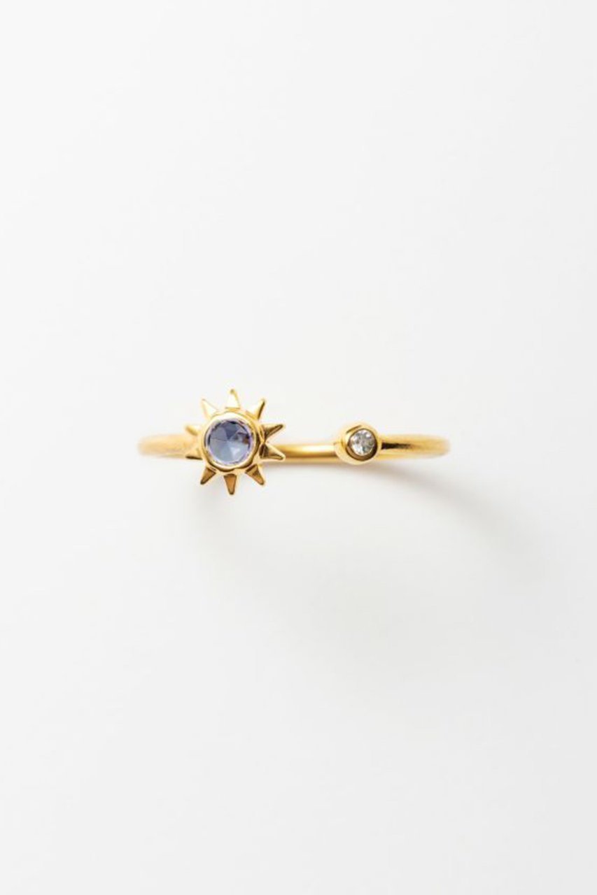 【ヌキテパ/NE QUITTEZ PAS】の【UPALA】Sun リング With タンザナイト&ホワイトサファイア 人気、トレンドファッション・服の通販 founy(ファニー) 　ファッション　Fashion　レディースファッション　Fashion for Women　ジュエリー　Jewelry　チャーム　Charm, Pendant　モチーフ　Motif, Design Theme　ローズ　Rose, Rose Motif　other-5|ID: prp329100004953337 ipo3291000000037168018