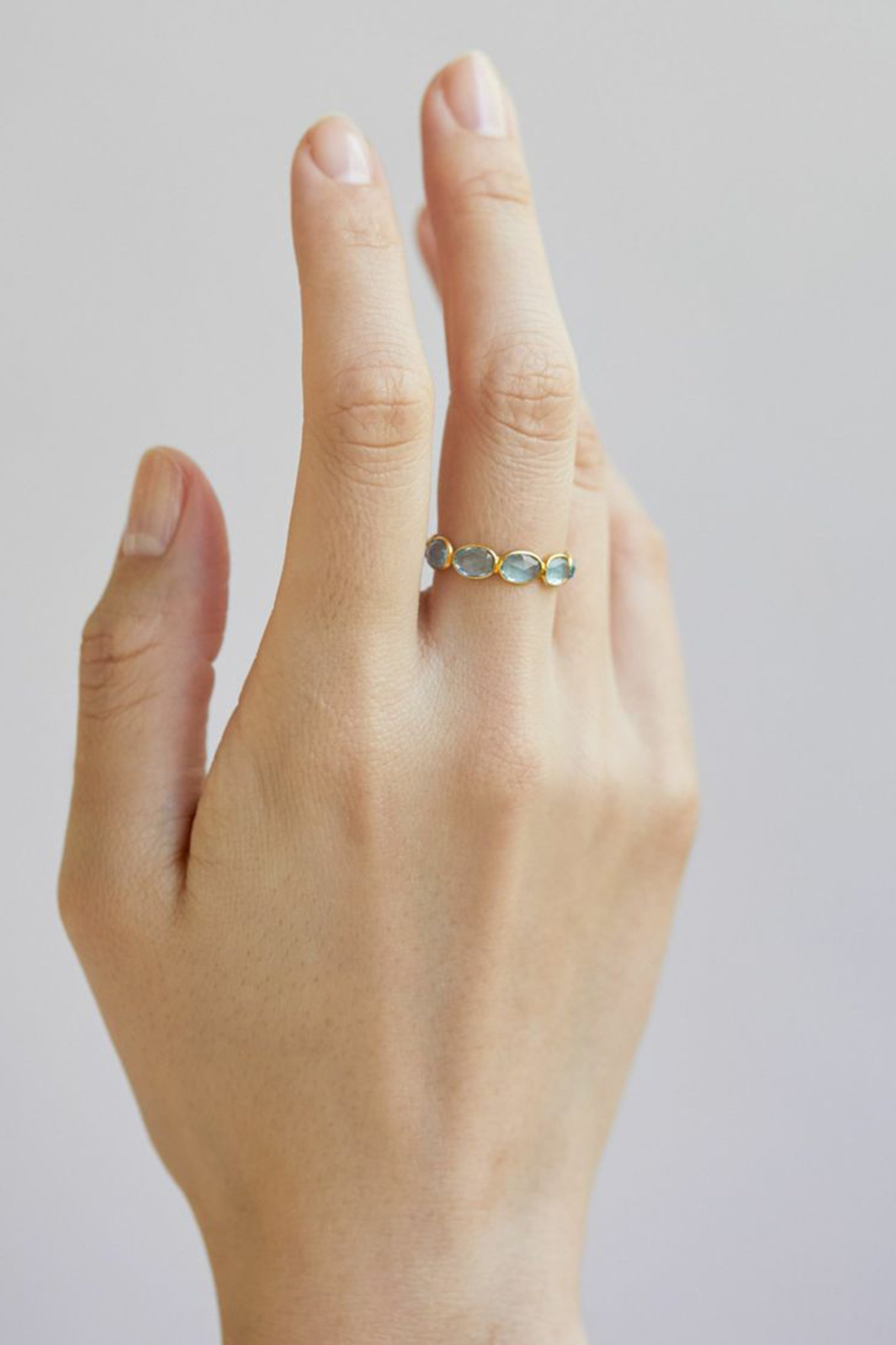 【ヌキテパ/NE QUITTEZ PAS】の【UPALA】Slice Stone エタニティリング(ブルートパーズ) 人気、トレンドファッション・服の通販 founy(ファニー) 　ファッション　Fashion　レディースファッション　Fashion for Women　ジュエリー　Jewelry　オーガニック　Organic Cotton　フラット　Flat, Flat Shoes　other-2|ID: prp329100004953339 ipo3291000000037168027