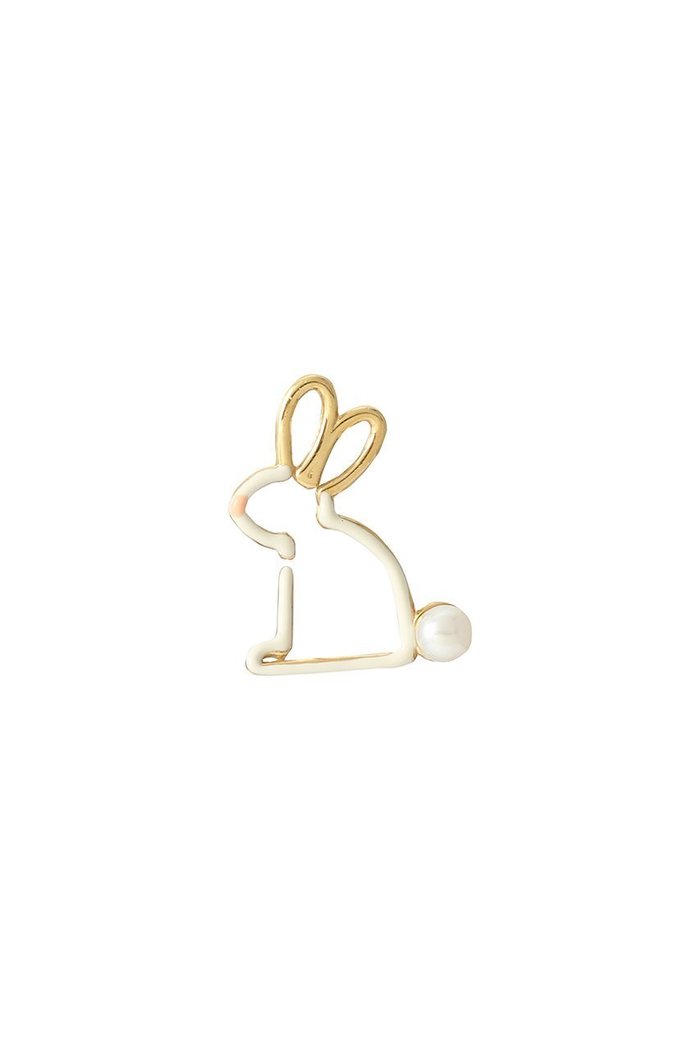 【アリータ/ALIITA】のLITTLE RABBIT WITH PEARL ピアス(左耳用) インテリア・キッズ・メンズ・レディースファッション・服の通販 founy(ファウニー) https://founy.com/ ファッション Fashion レディースファッション Fashion for Women ジュエリー Jewelry ファッションリング Fashion Rings イヤリング・フープ・ドロップタイプ Hoop, Drop & Clip Earrings イエロー Yellow イヤリング Earrings パール Pearl, Pearl Accent フェミニン Feminine, Girly モチーフ Motif, Design Theme エレガント 上品 Elegant 片耳 One-Ear, Single Earring |ID: prp329100004953369 ipo3291000000037168173