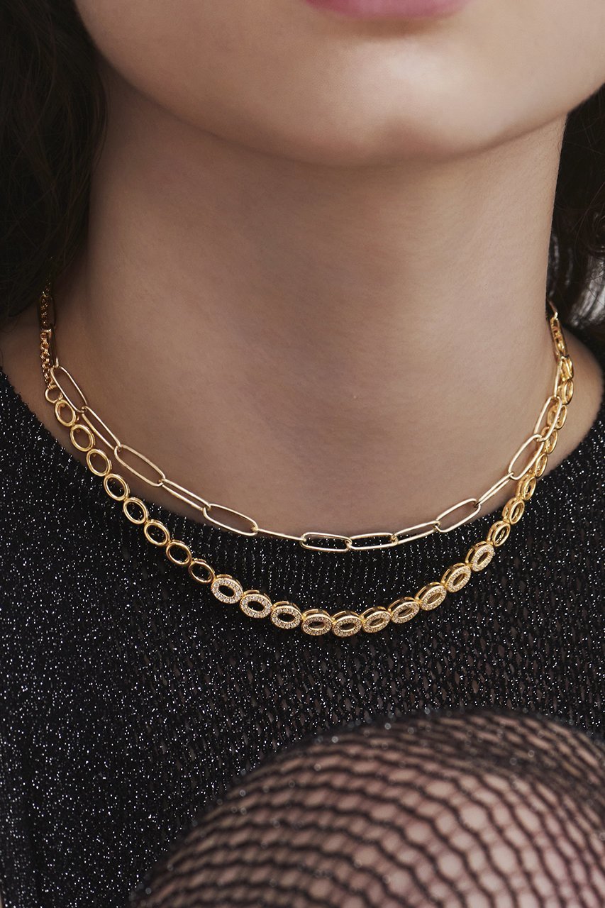 【クイップ クエイント/quip queint】のglister oval ネックレス 人気、トレンドファッション・服の通販 founy(ファニー) 　ファッション　Fashion　レディースファッション　Fashion for Women　ジュエリー　Jewelry　ネックレス　Necklaces & Pendants　クール　Cool, Chic　シルバー　Silver, Metallic Silver　ジャケット　Jacket, Outerwear　ストーン　Stone, Gem-Like　ネックレス　Necklace, Pendant Necklace　モダン　Modern, Contemporary　モチーフ　Motif, Design Theme　リュクス　Luxury, Elegant, High-End, Chic　other-2|ID: prp329100004953404 ipo3291000000037168380